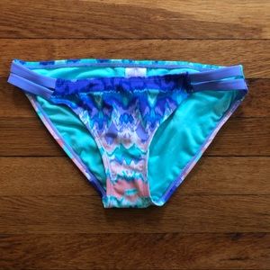 Xhilaration Swim Bottoms, Purple Multi, S, NWT